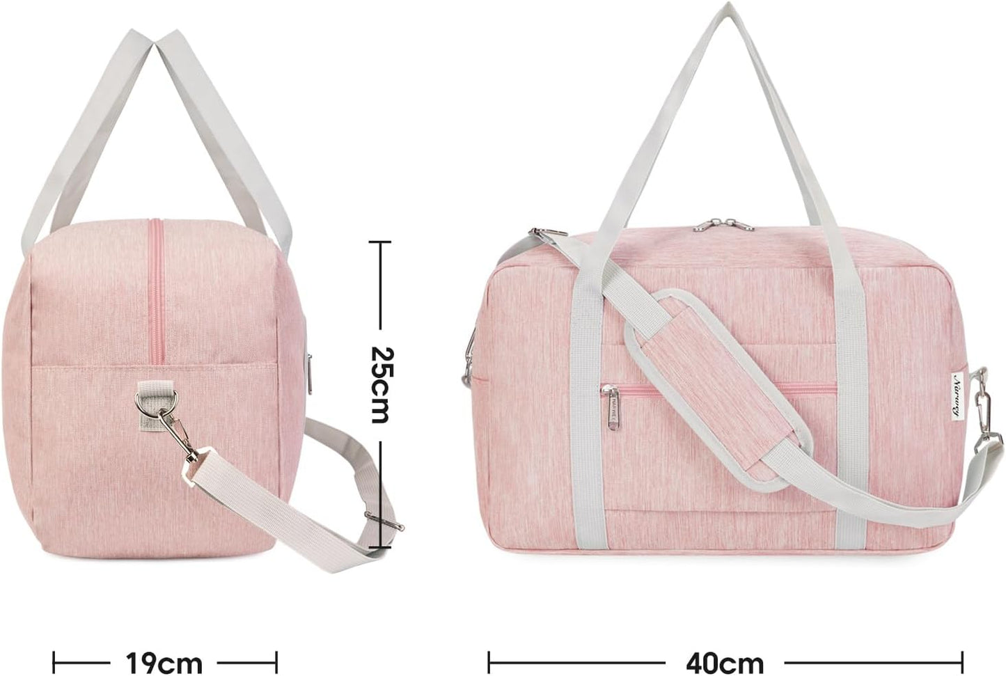 Bagage cabine 40x20x25 Rose